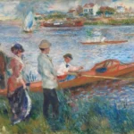 Pierre-Auguste Renoir Oarsmen at Chatou Poster 1879 Wall Art Painting