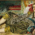 Pierre-Auguste Renoir Odalisque Poster 1870 Wall Art Painting