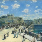 Pierre-Auguste Renoir Pont Neuf Paris Poster 1872 Wall Art Painting