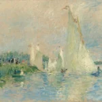 Pierre-Auguste Renoir Regatta at Argenteuil Poster 1874 Wall Art Painting