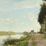 Claude Monet Argenteuil Poster 1874 Wall Art Painting