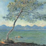 Claude Monet At the Cap D Antibes Poster 1888 Wall Art Painting