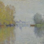 Claude Monet Autumn on the Seine Argenteuil Automne Sur la Seine Argenteuil Poster 1874 Wall Art Painting