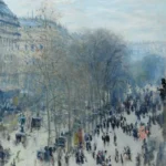 Claude Monet Boulevard des Capucines Poster 1873 Wall Art Painting