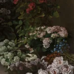 Claude Monet Spring Flowers Poster 1864 Wall Art Painting
