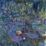 Claude Monet Nympheas Poster 1904 Wall Art Painting