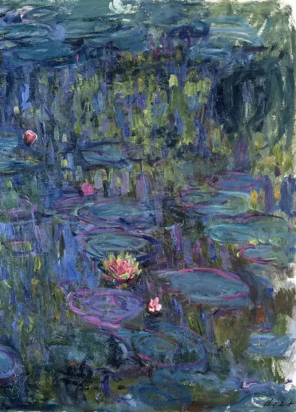 Claude Monet Nympheas Claude Monet Nympheas Poster 1904 Wall Art Painting - Image 1