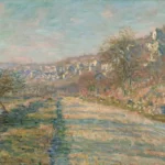 Claude Monet Road of la Roche Guyon Poster 1880 Wall Art Painting