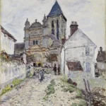 Claude Monet The Church at Vetheuil 1880 Poster PrintOvly