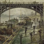 Claude Monet The Coalmen Poster 1875 Wall Art Painting