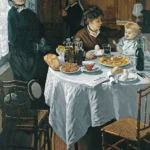 Claude Monet The Luncheon Poster 1873 Wall Art Painting