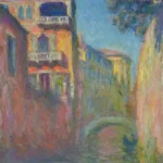 Claude Monet The Rio Della Salute Poster 1908 Wall Art Painting