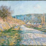Claude Monet The Road to Vetheuil Poster 1879 Wall Art Painting