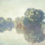 Claude Monet The Seine at Giverny Poster 1885 Wall Art Painting