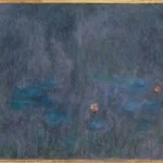 Claude Monet The Water Lilies Tree Reflections Poster 1918 Wall Art Painting