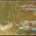 Claude Monet The Water Lily Pond Poster 1917 Wall Art Painting