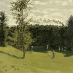 Claude Monet Train in the Countryside Poster 1870 Wall Art Painting