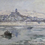 Claude Monet Vetheuil in Winter Poster 1878 Wall Art Painting