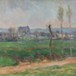 Claude Monet View of Vernon Poster 1886 Wall Art Painting