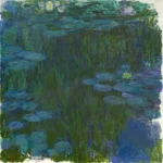 Claude Monet Water Lilies Poster 1918 Wall Art Painting