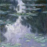 Claude Monet Water Lilies Nympheas Poster 1918 Wall Art Painting
