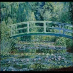 Claude Monet Water Lilies and Japanese Bridge Poster 1899 Wall Art Painting