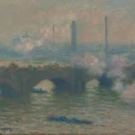 Claude Monet Waterloo Bridge Gray Day Poster 1899 Wall Art Painting