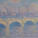 Claude Monet Waterloo Bridge London Poster 1902 Wall Art Painting