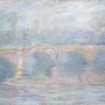 Claude Monet Waterloo Bridge London at Sunset Poster 1902 Wall Art Painting