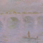 Claude Monet Waterloo Bridge in London Poster 1902 Wall Art Painting