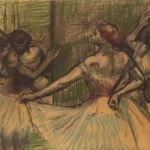 Edgar Degas Dancers 1905 Poster PrintOvly