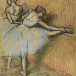 Edgar Degas Dancers at the Bar 1888 Poster PrintOvly