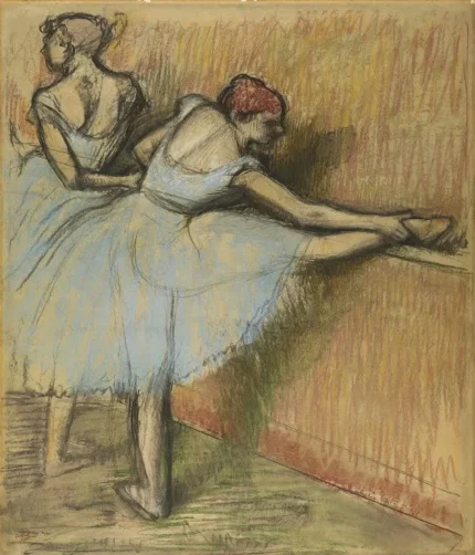 Edgar Degas Dancers at the Bar 1888 Poster PrintOvly