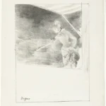 Edgar Degas Zangeres Staat op Podium tijdens Concert bij Café 1876 Poster PrintOvly