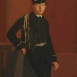 Edgar Degas Achille de Gas in the Uniform of a Cadet 1856 Poster PrintOvly