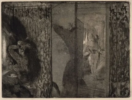 Edgar Degas Actresses in Their Dressing Rooms 1879 Poster PrintOvly