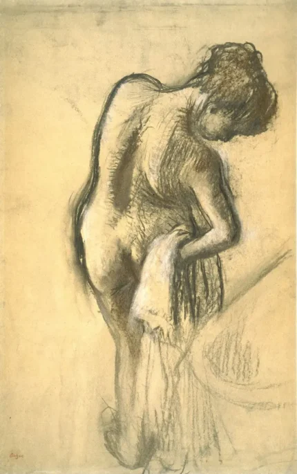 Edgar Degas After the Bath 1886 Poster PrintOvly