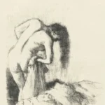 Edgar Degas After the Bath 1886 Poster PrintOvly