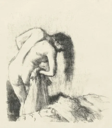 Edgar Degas After the Bath 1886 Poster PrintOvly
