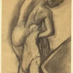 Edgar Degas Woman Drying Herself 1906 Poster PrintOvly