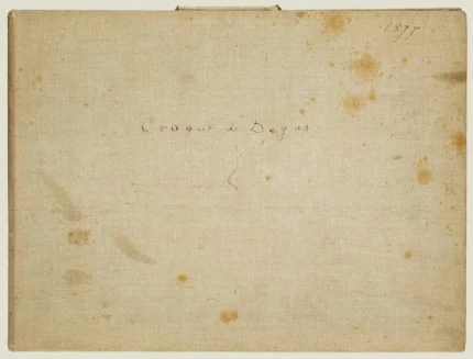 Edgar Degas An Album of Pencil Sketches 1877 Poster PrintOvly