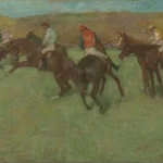 Edgar Degas Before the Start 1879 Poster PrintOvly