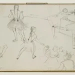 Edgar Degas Ballet Dancers Rehearsing 1885 Poster PrintOvly