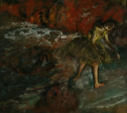 Edgar Degas Ballet Scene 1888 Poster PrintOvly