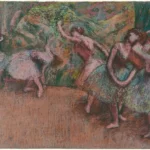 Edgar Degas Ballet Scene 1888 Poster PrintOvly