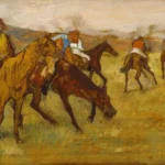 Edgar Degas Before the Race 1882 Poster PrintOvly