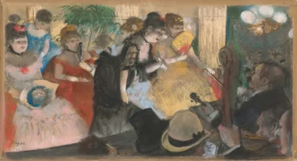 Edgar Degas Café Concert 1880 Poster PrintOvly