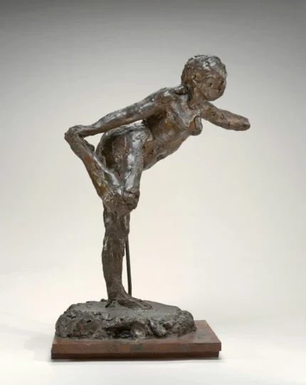 Edgar Degas Dancer Holding Her Right Foot in Her Right Hand Possibly 1900 Poster PrintOvly