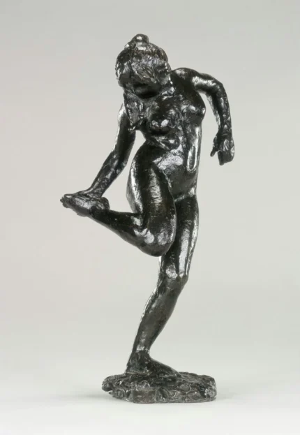 Edgar Degas Dancer Looking at the Sole of Her Right Foot 1900 Poster PrintOvly