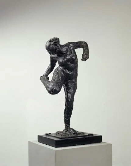 Edgar Degas Dancer Looking at the Sole of Her Right Foot Cast 1900 Poster PrintOvly